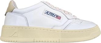 Autry Medalist Low - Dames - Sneakers - Wit - 37 EU - Katoen - Schoenen