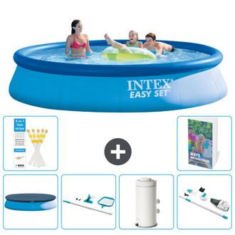 Intex Piscina Easy Set Redonda - 396x84 Cm - 7-piezas S83
