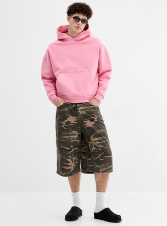 Djab Mens Camo darted-knee 16 jort Baggy fit Imported from Seoul