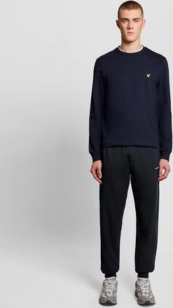 Lyle & Scott Lyle And Scott Mens Cotton Blend Script Jogger - Black - Size: 33/32/32