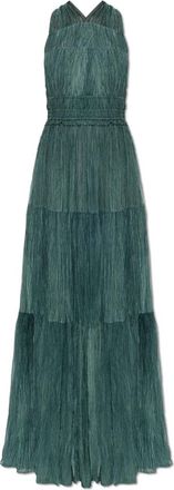 Ulla Johnson Freesia Gown - Dames - Maxi kleedjes - Groen - 3XS - Polyester - Kleedjes