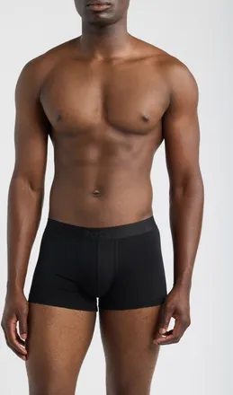 BOSS 3-Pack Cotton Microfiber Trunks in Black at Nordstrom, Size X-Large