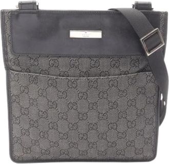 Gucci Pre-owned Vintage Schoudertas - Dames - Vintage Schoudertas - Zwart - ONE Size - Leer - Vintage