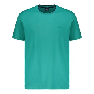 Paul & Shark Paul & Shark, T-Shirts, male, Green, Size: 2XL Short Sleeve Cotton T-shirt