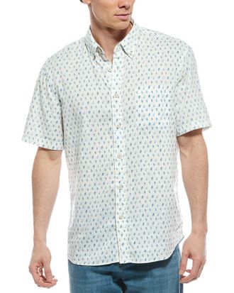 Faherty Breeze Linen-Blend Shirt