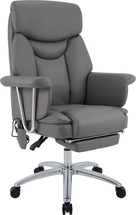 Clp Silla De Oficina Dahra Con Funcion De Masaje Gris
