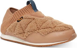 Teva Womens Ember Fleece Slip-On Shoes In Sand Dune