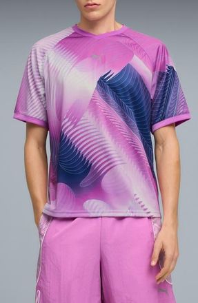 Puma tech-X Relaxed Jersey in Mauve Pop at Nordstrom, Size Xx-Large