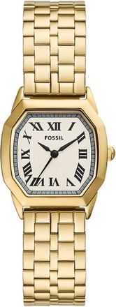 Fossil Elegante Gouden Harlow Dameshorloge - Dames - Horloges - Geel - ONE Size - Accessoires