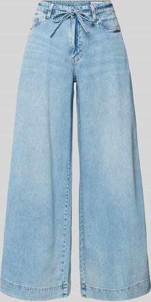 Vero Moda Regular Fit Wide Leg Jeans aus reiner Baumwolle Modell AISA in Jeansblau, Gr&ouml;&szlig;e 25/30
