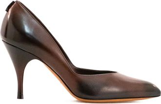 Miu Miu 70 mm pumps met puntige neus - Bruin