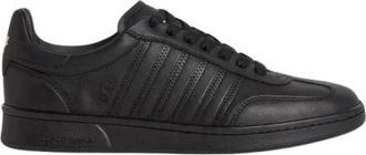 Dsquared2 Leren Sneakers - Heren - Sneakers - Zwart - 43 EU - Leer - Schoenen