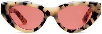 Vada Jewelry Catfish Sunglasses in Cookie at Nordstrom