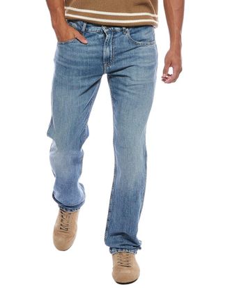 7 For All Mankind The Straight Station Linen-Blend Jean