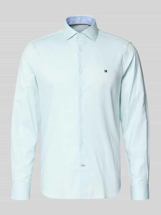 Tommy Hilfiger Tailored Slim Fit Freizeithemd aus Baumwoll-Mix in Mint, Gr&ouml;&szlig;e 38
