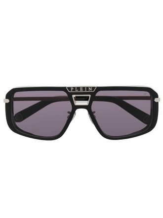 Philipp Plein Eyewear Occhiali da sole geometrici - Nero