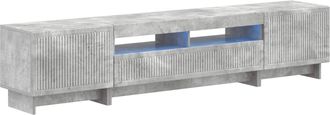 vidaXL Cabinet De Tv Led De 5 Piezas Gris Hormig&oacute;n Vidaxl
