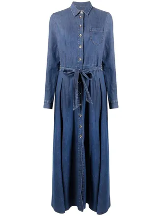 Philipp Plein Chemisier denim - Blu