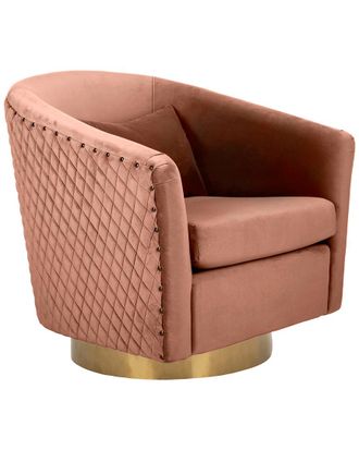 Safavieh Couture Clara Quilted Swivel Tub Chair