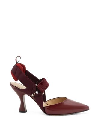 Fendi Red Leather Pumps
