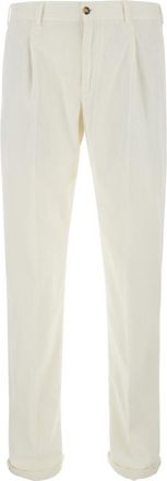 Pantaloni Torino White Slim Chino Pants