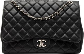 Chanel Pre-owned Leren Schoudertas - Dames - Vintage Schoudertas - Zwart - ONE Size - Leer - Vintage