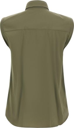 Brunello Cucinelli Womens Bicolor Cotton Blouse