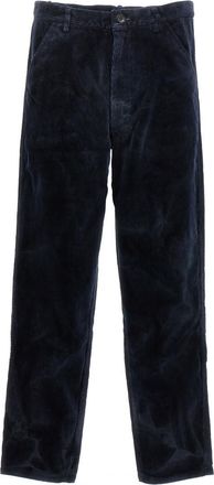 Comme Des Gar&ccedil;ons Navy Blue Corduroy Pants