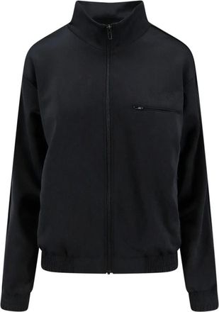 Maison Margiela Sweat Jacket - Dames - Vesten met rits - Zwart - XL - Hoodies & sweatvesten