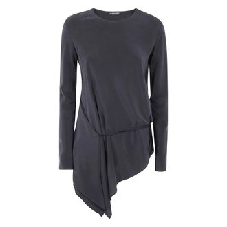 Ann Demeulemeester Dames, Tops, Zwart, Maat: M Zijde