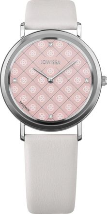 Jowissa AnWy Horloge - Dames - Accessoires - Wit - Maat: ONE Size Leer
