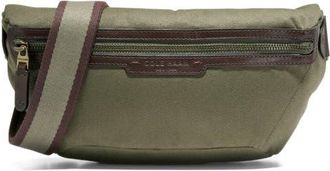 Cole Haan Judson Brushed Twill Crossbody Bag in Olive Green/ch Madiera at Nordstrom