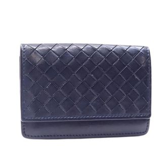 Bottega Veneta Pre-owned Wallets, unisex, Blue, Size: ONE SIZE Pre-owned Leather Wallet