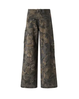 Pinko Womens Palazzo Trousers Multicolour Green-Black Outer: Cotton; Lining: Cotton Green/black