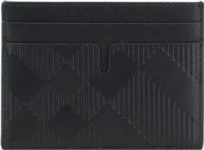 Burberry Wallets & Cardholders, male, Black, ONE SIZE, Classic Leather Card Holder