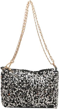 Generic Women Bag Fashion Crossbody Chain Strap Shoulder Sequins Messengers Evening Small Square for Daily Women