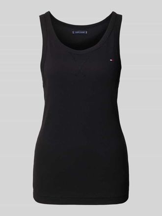 Tommy Hilfiger Slim Fit Tank Top aus Baumwoll-Mix im 2er-Pack in Black, Gr&ouml;&szlig;e S