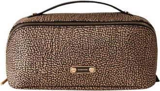 Borbonese Beauty Case Medium - - Bags - Donna - Marrone - ONE SIZE