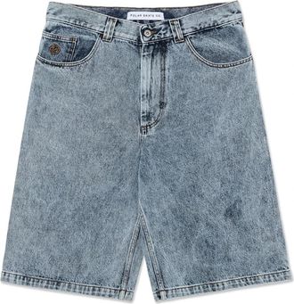 Polar Skate Co. Big Boy Shorts - Heren - Denim shorts - Blauw - S - Katoen - Korte Broeken