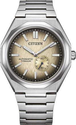 Citizen Super Titanium Zenshin 60 Heren Horloge Zilverkleurig NK5020-58P
