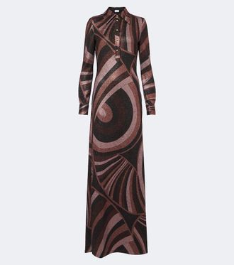 Pucci Iride Lurex jersey gown