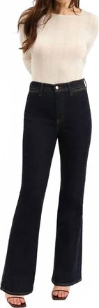 Daze Sunset Flare High Rise Jeans In Rinse