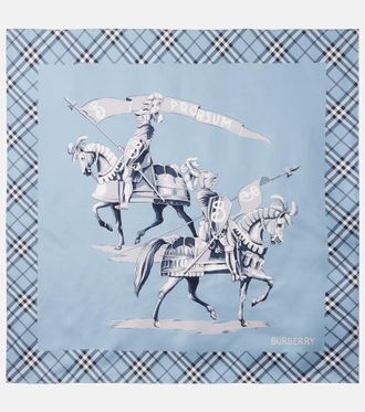 Burberry EKD silk twill scarf