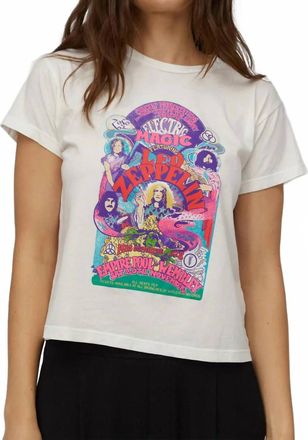 Daydreamer Led Zeppelin Electric Magic Short Sleeve Tee In White