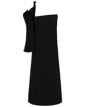 Ferragamo One-Shoulder Midi Dress