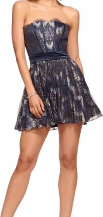 Ramy Brook Paisley Lace Trim Dress In Multi