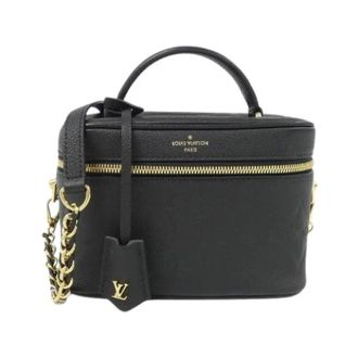 Louis Vuitton Pre-owned Vanity Monogram Empreinte Tas - Dames - Pre-owned - Zwart - Maat: ONE Size Leer