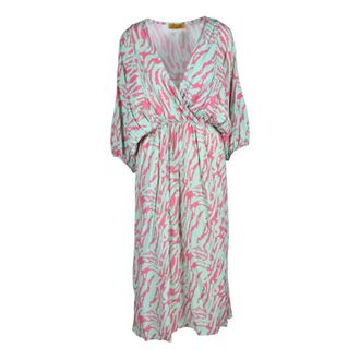 Ebarrito Midi Jurk - Dames - Casual kleedjes - Veelkleurig - ONE Size - Polyester - Kleedjes