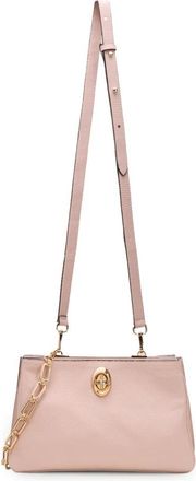 Oltre Echt lederen schoudertas - Dames - Schoudertassen - Roze - ONE Size - Polyester - Tassen