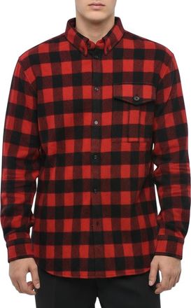 Dsquared2 Red Oversized Check Shirt